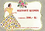 Obrázek zboží: Slevový kupón na nákup v hodnotě 200,- Kč