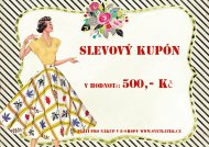 Obrázek zboží: Slevový kupón na nákup v hodnotě 500,- Kč