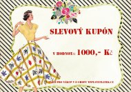 Obrázek zboží: Slevový kupón na nákup v hodnotě 1000,- Kč