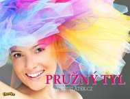 Obrázek zboží: Pružný tyl v barvách na objednávku